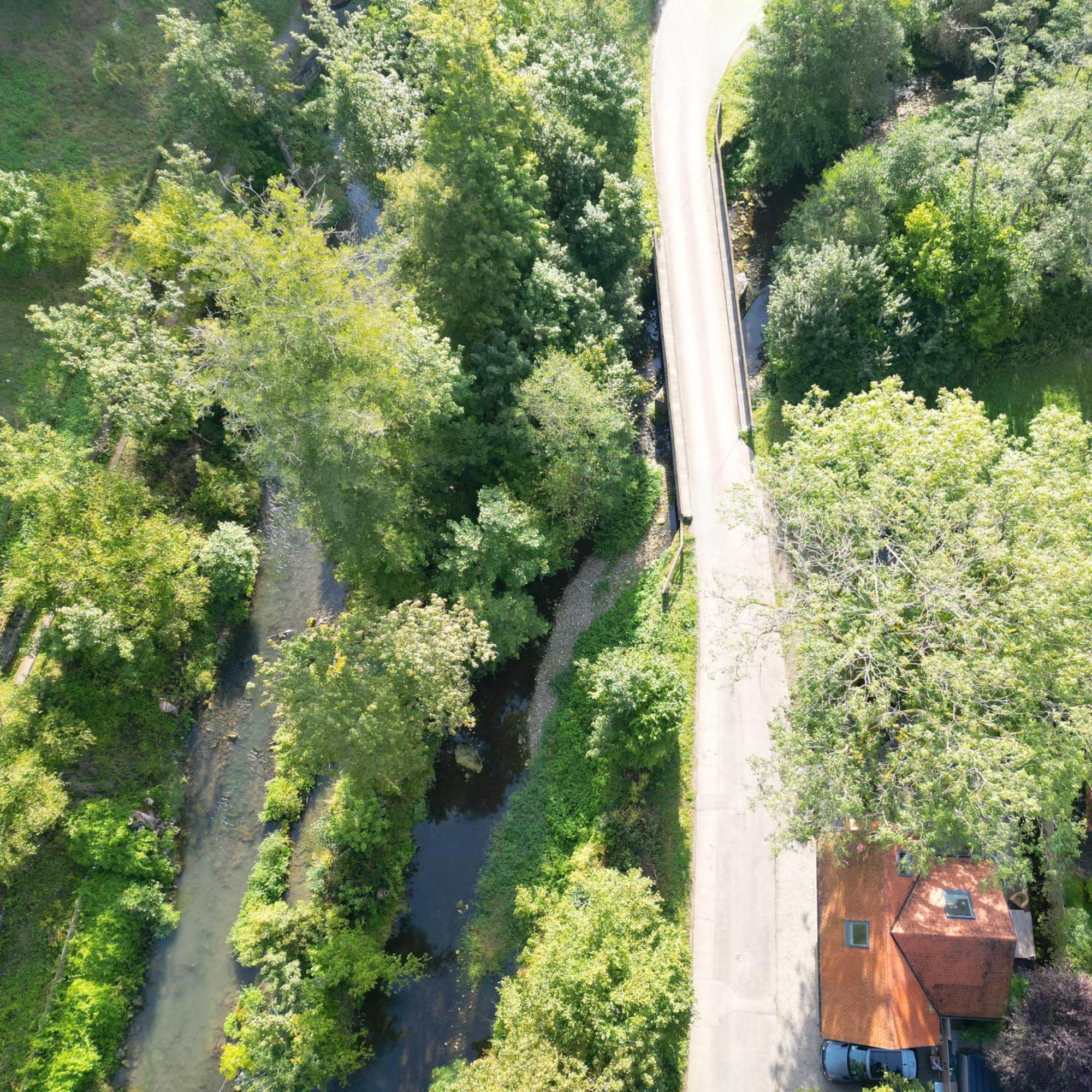 Tauberchalet I Boutique-Ferienhaus Mit Sauna, Whirlpool & Natur I 10Min Walk To Historic Old Town Rothenburg ob der Tauber Exterior photo