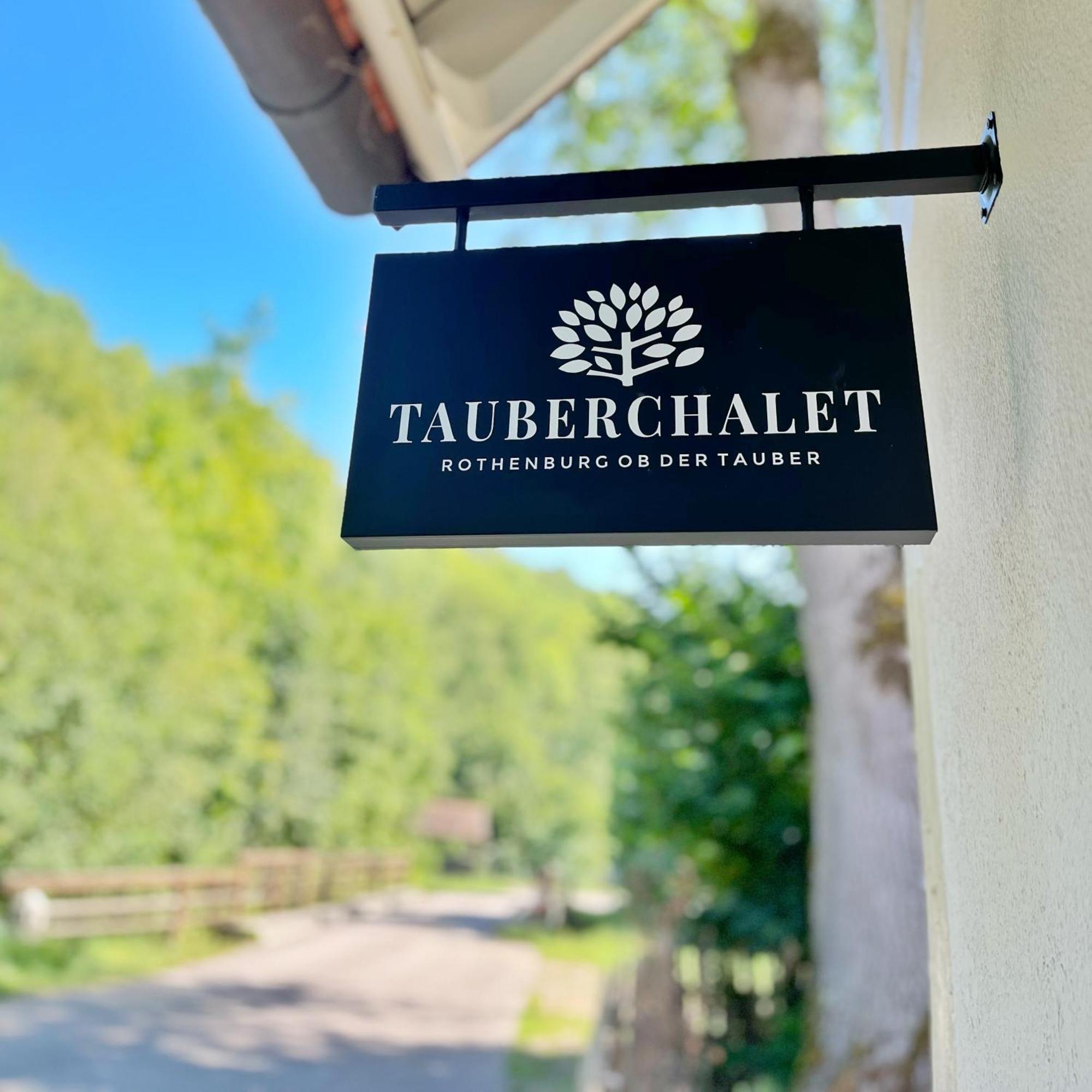 Tauberchalet I Boutique-Ferienhaus Mit Sauna, Whirlpool & Natur I 10Min Walk To Historic Old Town Rothenburg ob der Tauber Exterior photo